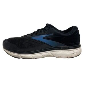 Brooks Dyad 11 Men's Size‎ 14 Black Blue Running Shoes DNA Cushion Sneakers